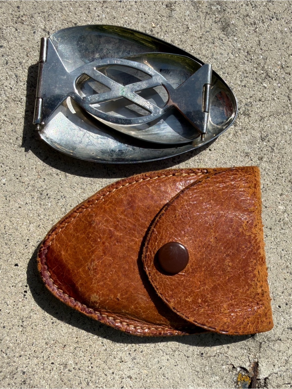 Rare, Vintage, Collectible Folding medical spoon in original case